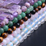 Natural Gemstone Eye Mask Crystal Face Mask Blindfold Jade Amethyst Rose Quartz Healing Crystal Sleeping Mask Alleviate myopia fatigue Facial Face Care Beauty AL444