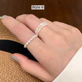 Natural Pearl Ring Gold WX1790