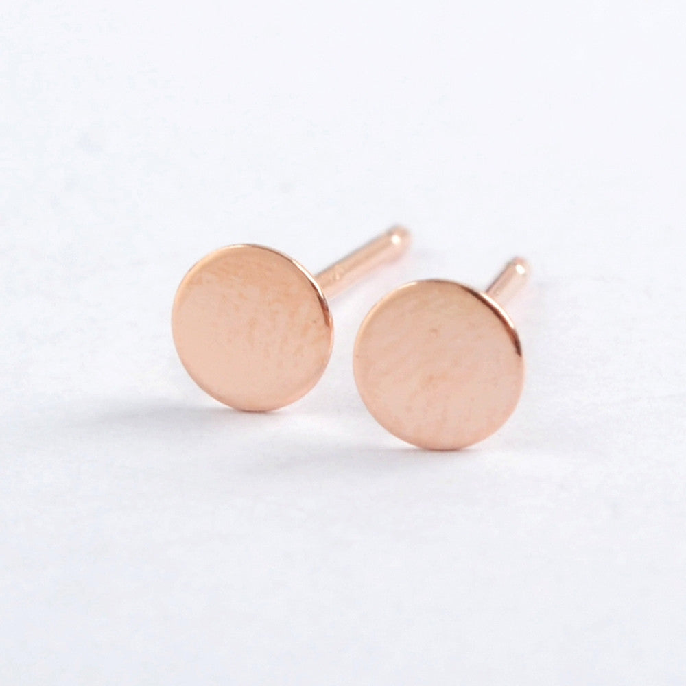 Rose Gold Sterling silver ear post silver earring post stud earring posts  earrings findings jewelry supplies