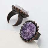 Bronze Amethyst Ring WX2239