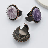 Bronze Amethyst Ring WX2239