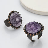 Bronze Amethyst Ring WX2239