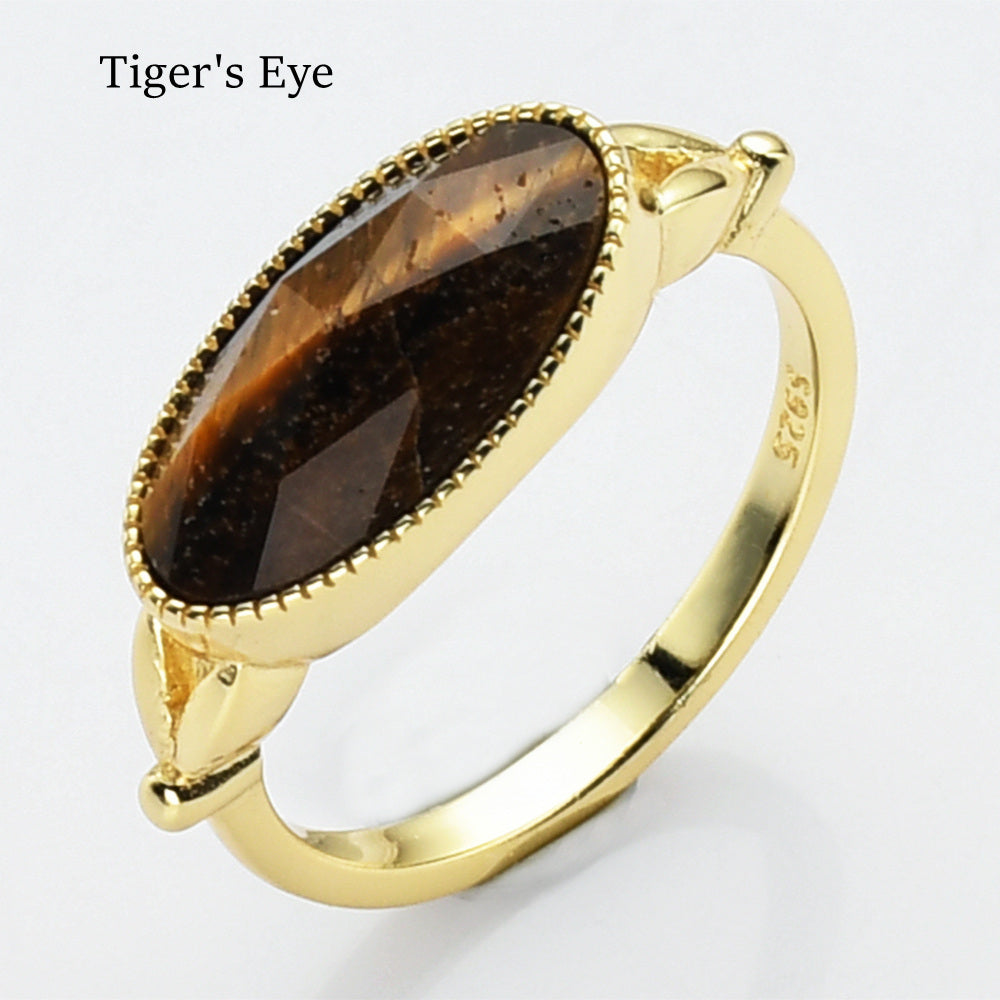 tiger's eye ring