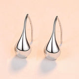 925 Sterling Silver Small Drop Earrings, Simple Hook Earrings, Fashion Jewelry AL845