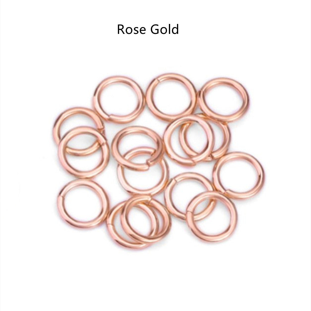 10 Pcs of S925 Sterling Silver Closed Loops & Open Jump Rings, Bracelet Connecting Rings, DIY Jewelry Accessories Findings AL1131