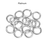 10 Pcs of S925 Sterling Silver Closed Loops & Open Jump Rings, Bracelet Connecting Rings, DIY Jewelry Accessories Findings AL1131