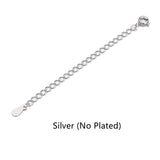 1 Pcs of 925 Sterling Silver Extension Chain With Teardrop End, Bracelet Necklace Chain Extenders, DIY Making Jewelry Findings AL1133