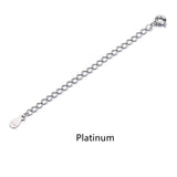 1 Pcs of 925 Sterling Silver Extension Chain With Teardrop End, Bracelet Necklace Chain Extenders, DIY Making Jewelry Findings AL1133