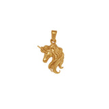 Gold Stainless Steel Unicorn Pendants,Sun Star Angel Cupid Heart Feather Totem Bird Pendants, DIY Making Jewelry Crafts AL1135