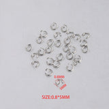 100 pcs of Stainless Steel Gold Plated Open Jump Rings, Loops, Connector Rings, DIY Jewelry Findings AL1138