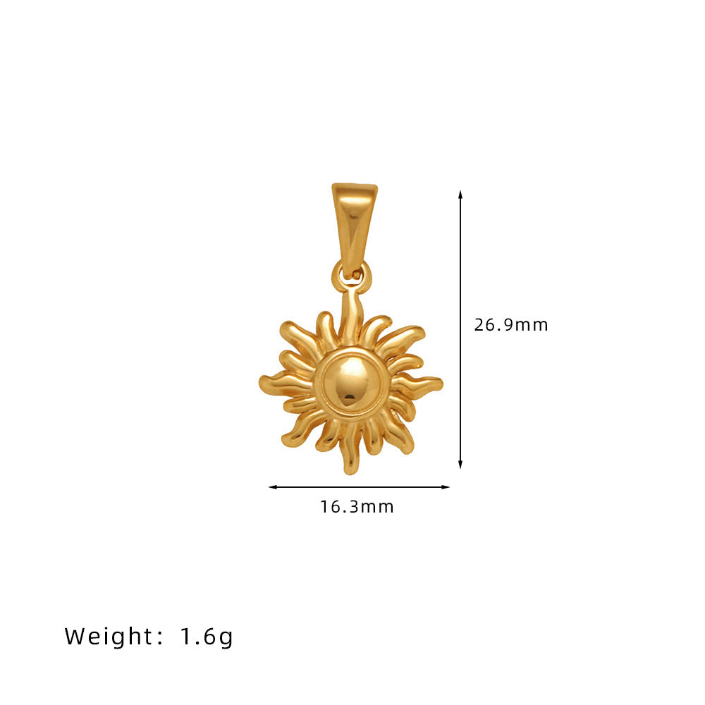 Gold Coin Ice cream Feather Angel Airplane Cross Multi Kind Pendants, Stainless Steel Plated, DIY Making Jewelry Pendant AL1147