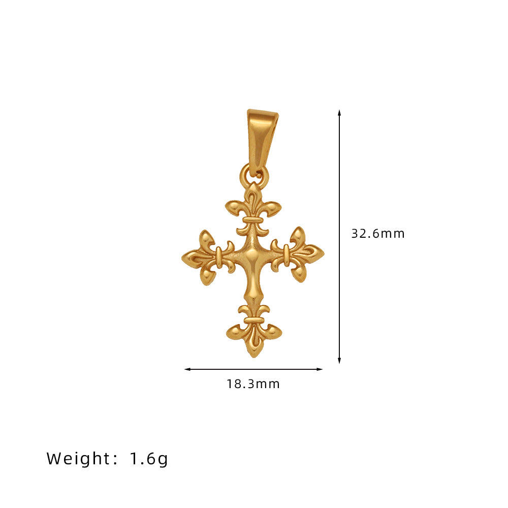 Gold Coin Ice cream Feather Angel Airplane Cross Multi Kind Pendants, Stainless Steel Plated, DIY Making Jewelry Pendant AL1147