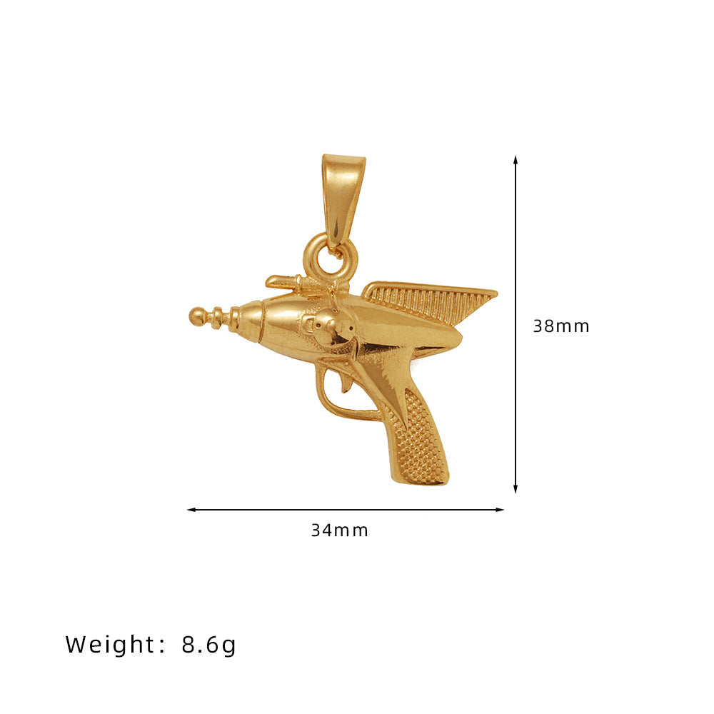 Gold Coin Ice cream Feather Angel Airplane Cross Multi Kind Pendants, Stainless Steel Plated, DIY Making Jewelry Pendant AL1147