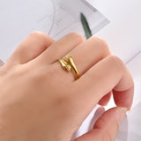 S925 Sterling Silver Hands Hugging Ring Adjustable Ring Fashion Jewelry AL1162