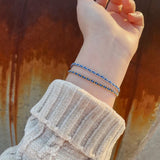 New Year Red String Bracelet, Skinny Titanium Steel Chain Good Luck Bracelet, Friendship Bracelet AL1177