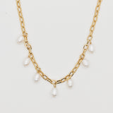 Boho Baroque Mulit Natural Freshwater Pearl Necklace AL1255