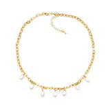Boho Baroque Mulit Natural Freshwater Pearl Necklace AL1255