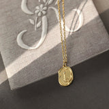 18" Irregular Candle Necklace, Fire Lacquer Lava Vintage Candle Stand, Titanium Steel 18K Gold Plated AL1267