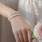 Dainty Freshwater Seed Pearl Bracelet For Women, Summer Beach Jewelry Gift AL1322