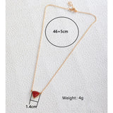 Triangle Natural Stone Necklace, Gemstone Jewelry, Everyday Necklace AL1324