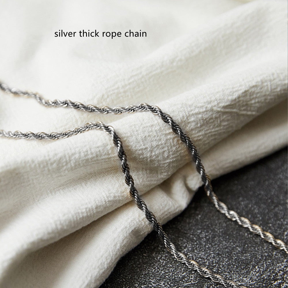 Stainless Steel Cable Snake Curb Glitter Chain Necklace, 18"/20"/24" Finished Necklace, DIY Jewelry Making Findings AL868