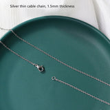 Stainless Steel Cable Snake Curb Glitter Chain Necklace, 18"/20"/24" Finished Necklace, DIY Jewelry Making Findings AL868