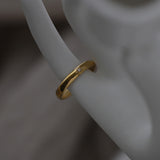 Gold Zircon Star Moon Ring Thin Band Ring, Titanium Steel Stacked Ring, Simple Jewelry AL947