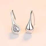 925 Sterling Silver Small Drop Earrings, Simple Hook Earrings, Fashion Jewelry AL845