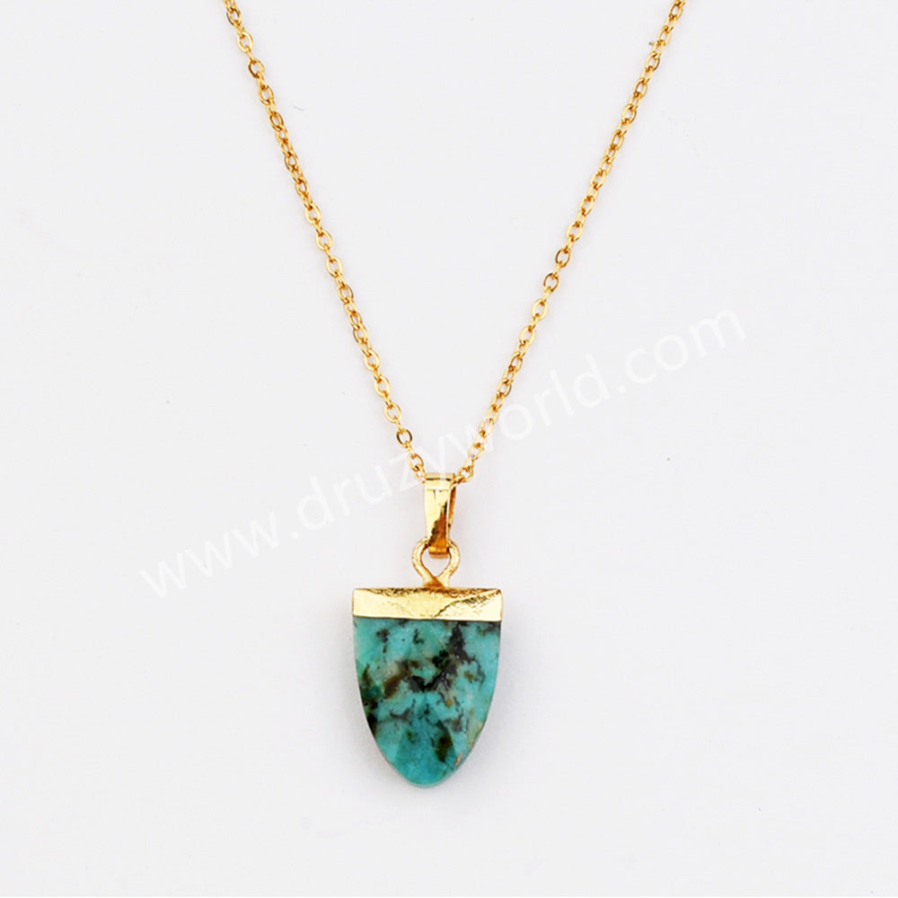 African turquoise necklace