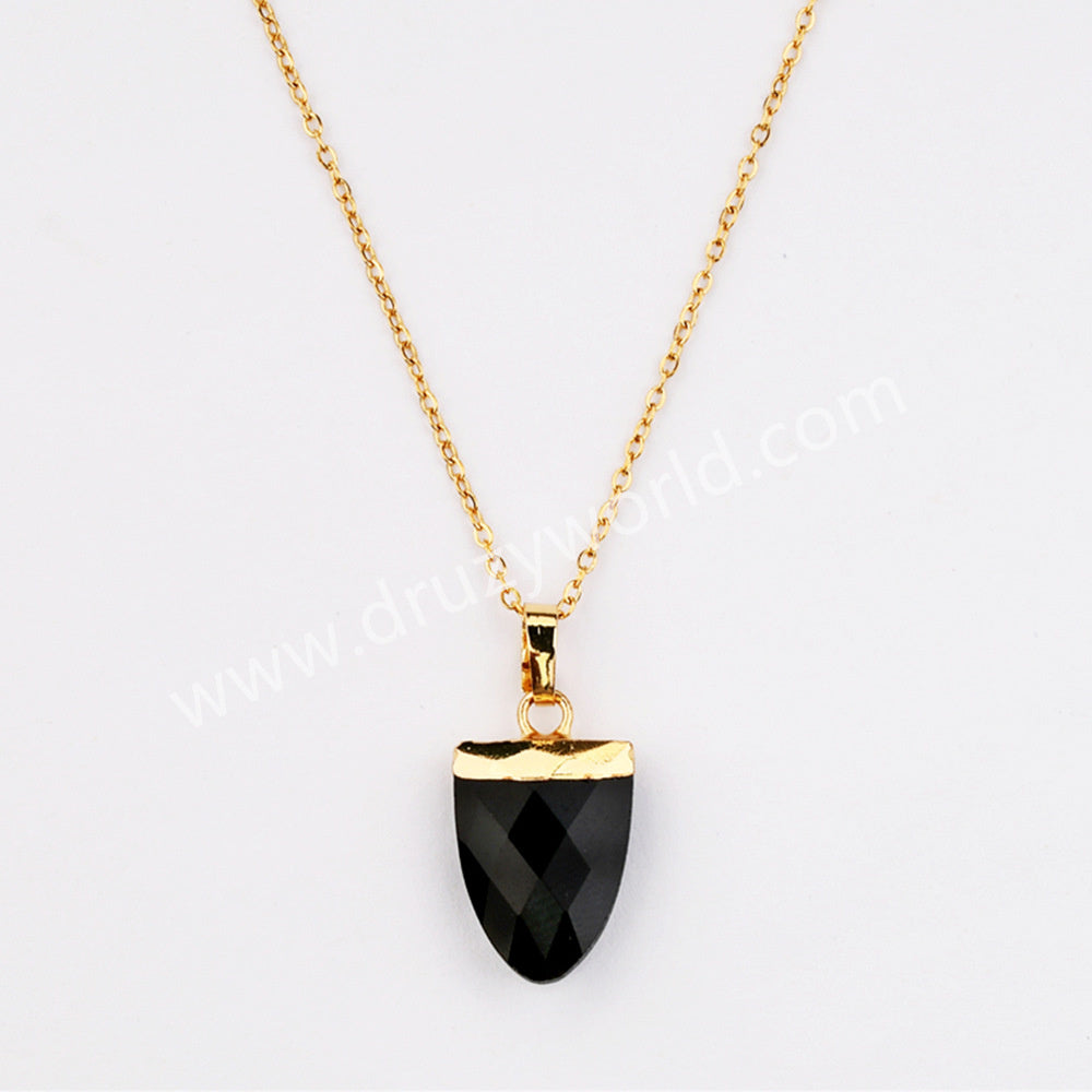 black obsidian necklace