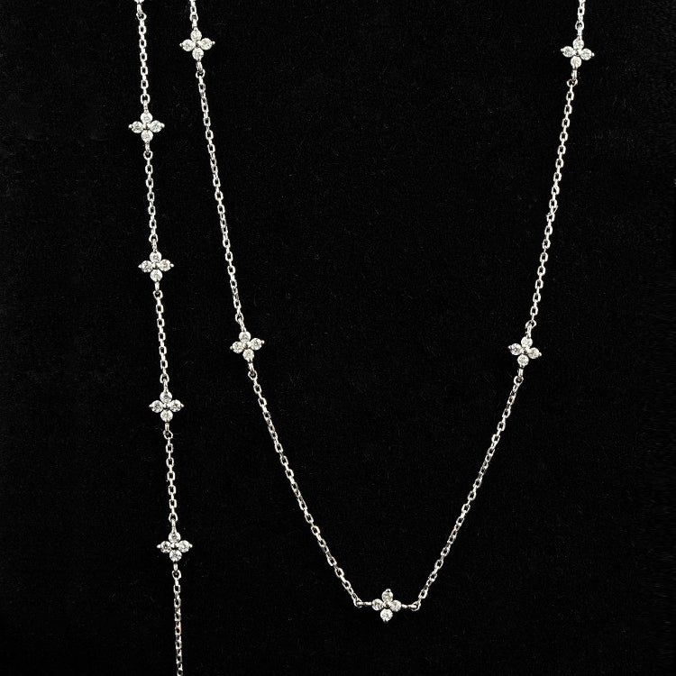 Dainty 925 Sterling Silver Four Leaf Clover Bracelet Zircon Bracelet, 18k Gold Plated, Lucky Lady Fashion Jewelry AL849