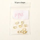 Delicate Multi Stone Charm Pendants, 18K Gold Titanium Steel, DIY Jewelry Making Accessories AL718