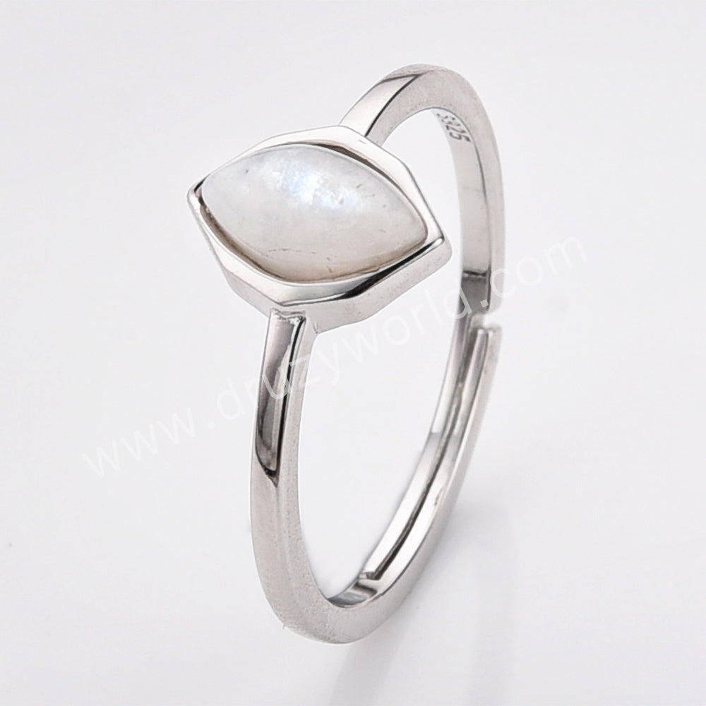 moonstone 925 sterling silver ring