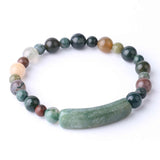 Natural Agate Mix 6mm 8mm Beads Bracelet AL116