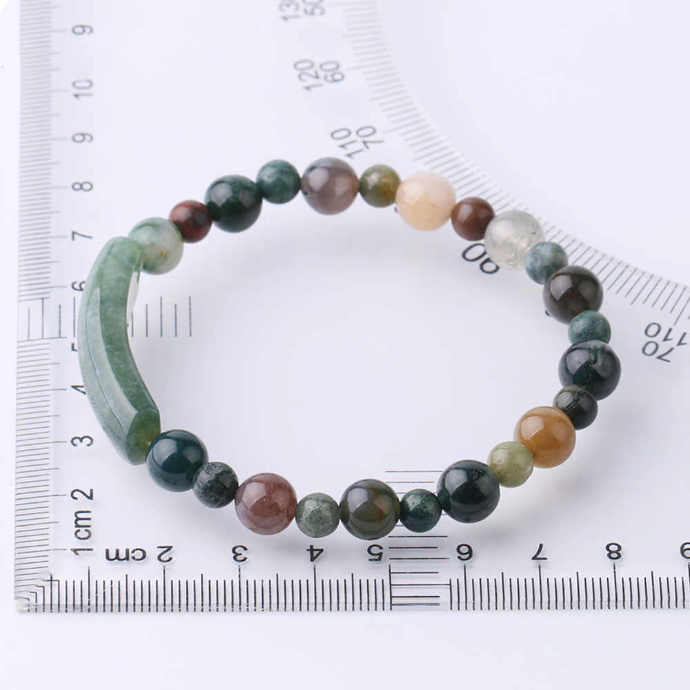 Natural Agate Mix 6mm 8mm Beads Bracelet