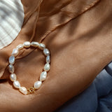 Natural Freshwater Baroque Pearl Bracelet WX1788