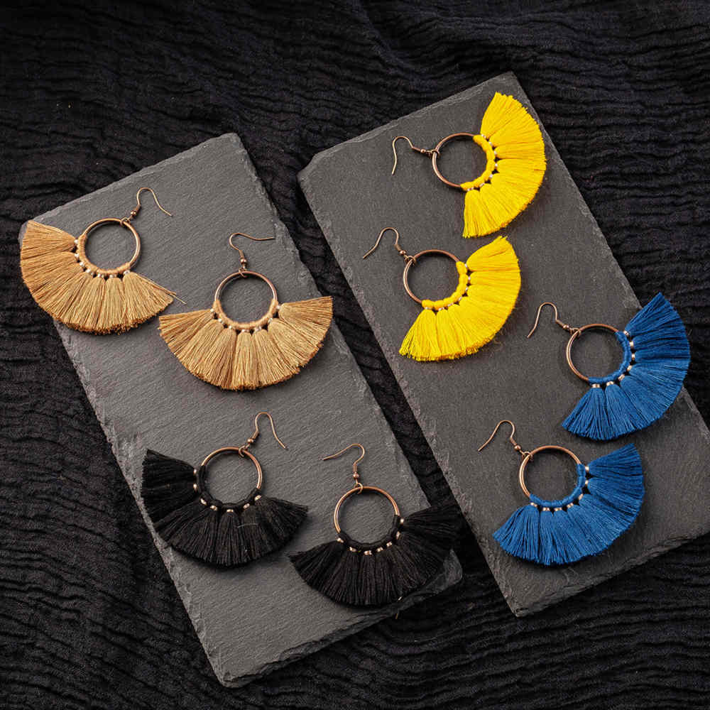 Handmade Bohemian Tassel earrings AL276