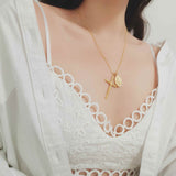 Gold Cross with Coin 18" Chain Necklace