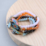 Evil Eye Miyuki Bead Bracelet