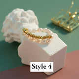 Natural Pearl Ring Gold WX1790