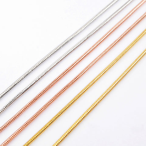 10pcs/lot,Gold Plated 1mm Thin Connector Chain Necklace PJ254