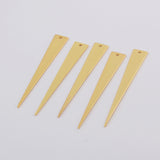 Long Triangle Gold Plated Slice Charm Making Jewelry Supply PJ309