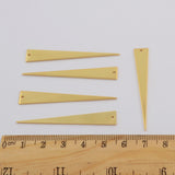 Long Triangle Gold Plated Slice Charm Making Jewelry Supply PJ309