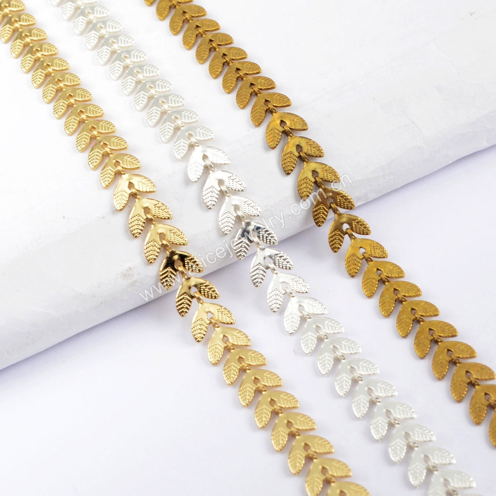 Gold Plated Fishtail Chains PJ134