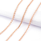 10 Pcs Gold Plated 1mm Thin Connector Chain Necklace, Jewelry Finding PJ271-G