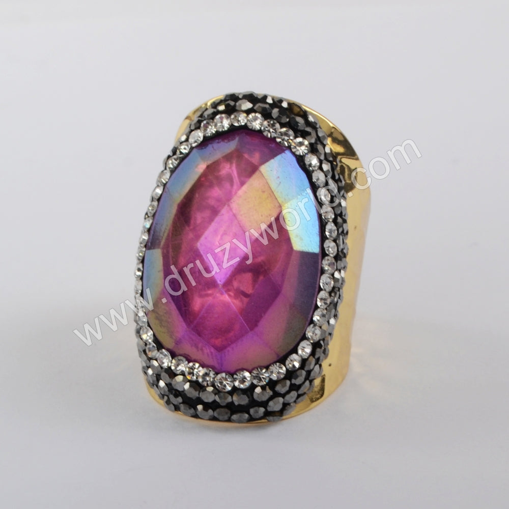 purple pink ring