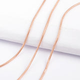 10pcs/lot,Gold Plated 1mm Thin Connector Chain Necklace PJ254