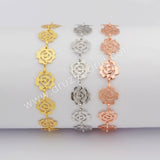 Gold Plated Rose Slice Bracelet PJ415