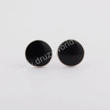 Silver Plated Small Round Studs WX1153