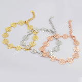 Gold Plated Rose Slice Bracelet PJ415